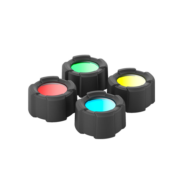 手電筒/頭燈專用四色濾片組